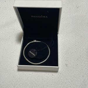 Pandora Moments Barrel Clasp Snake Chain Bracelet